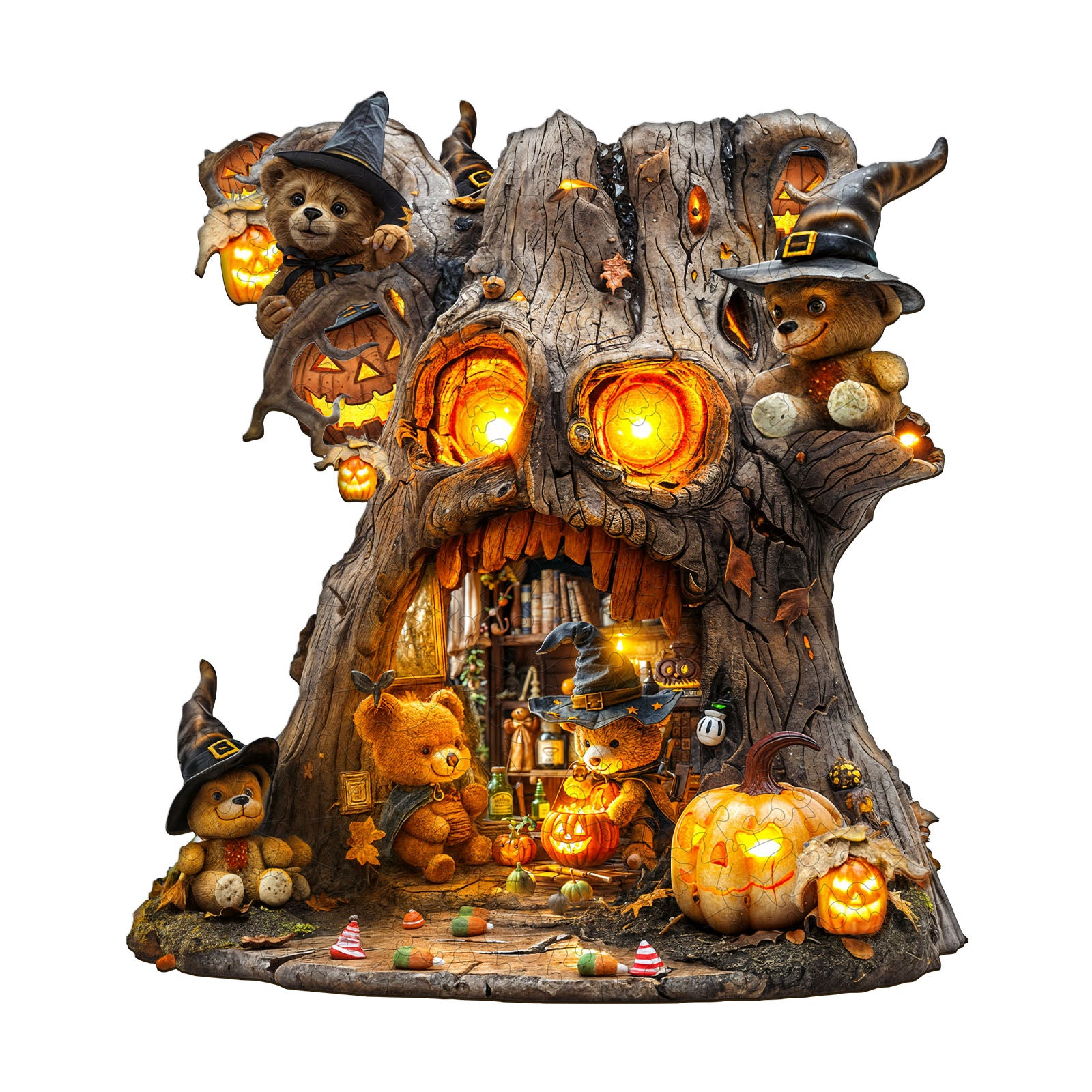 Enchanted Bearhouse Wooden Jigsaw Puzzle