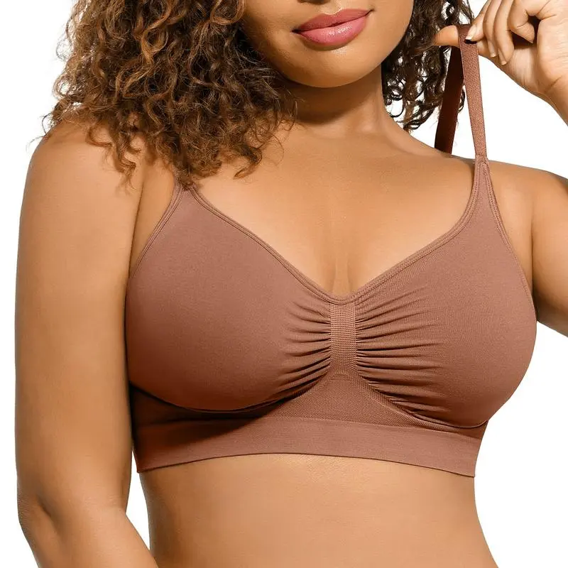 Women's Wireless Sculpt Bra Basic Comfortable Fit Womenswear Everyday Up to 44DD