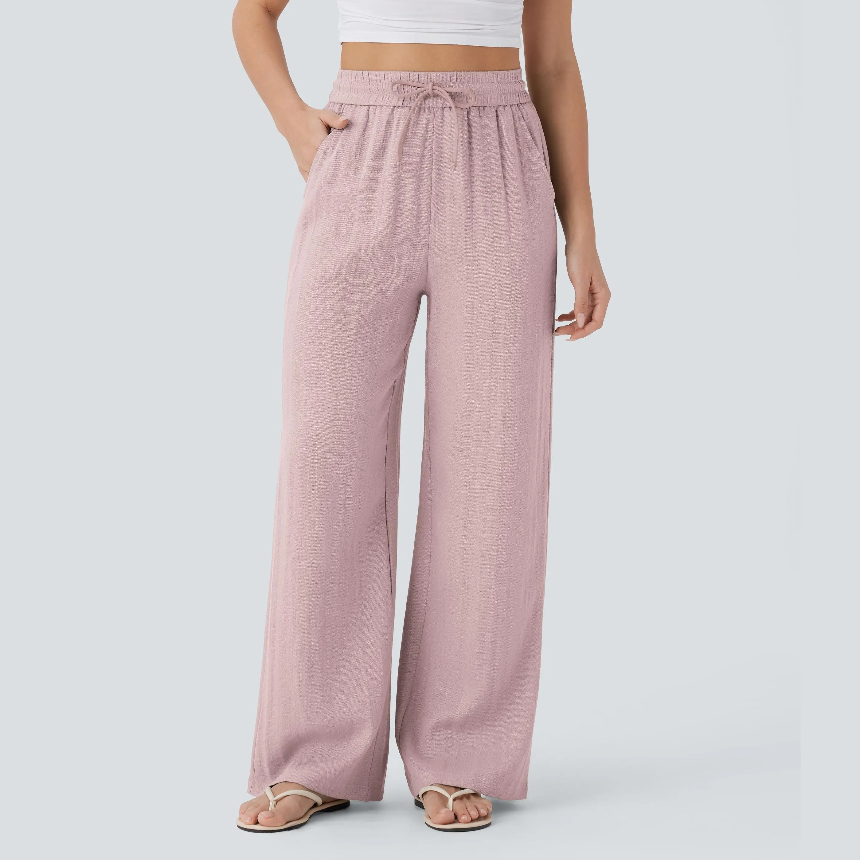Women's High Waist Wide Leg Pants