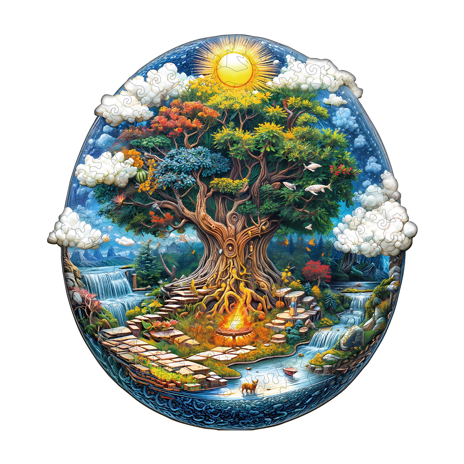 Harmony Tree Wooden Jigsaw Puzzle