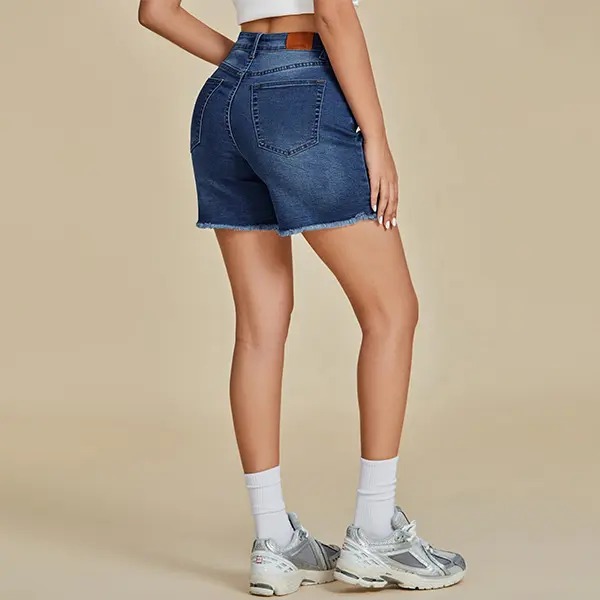 👖 Women’s High-Waisted Stretch Denim Shorts
