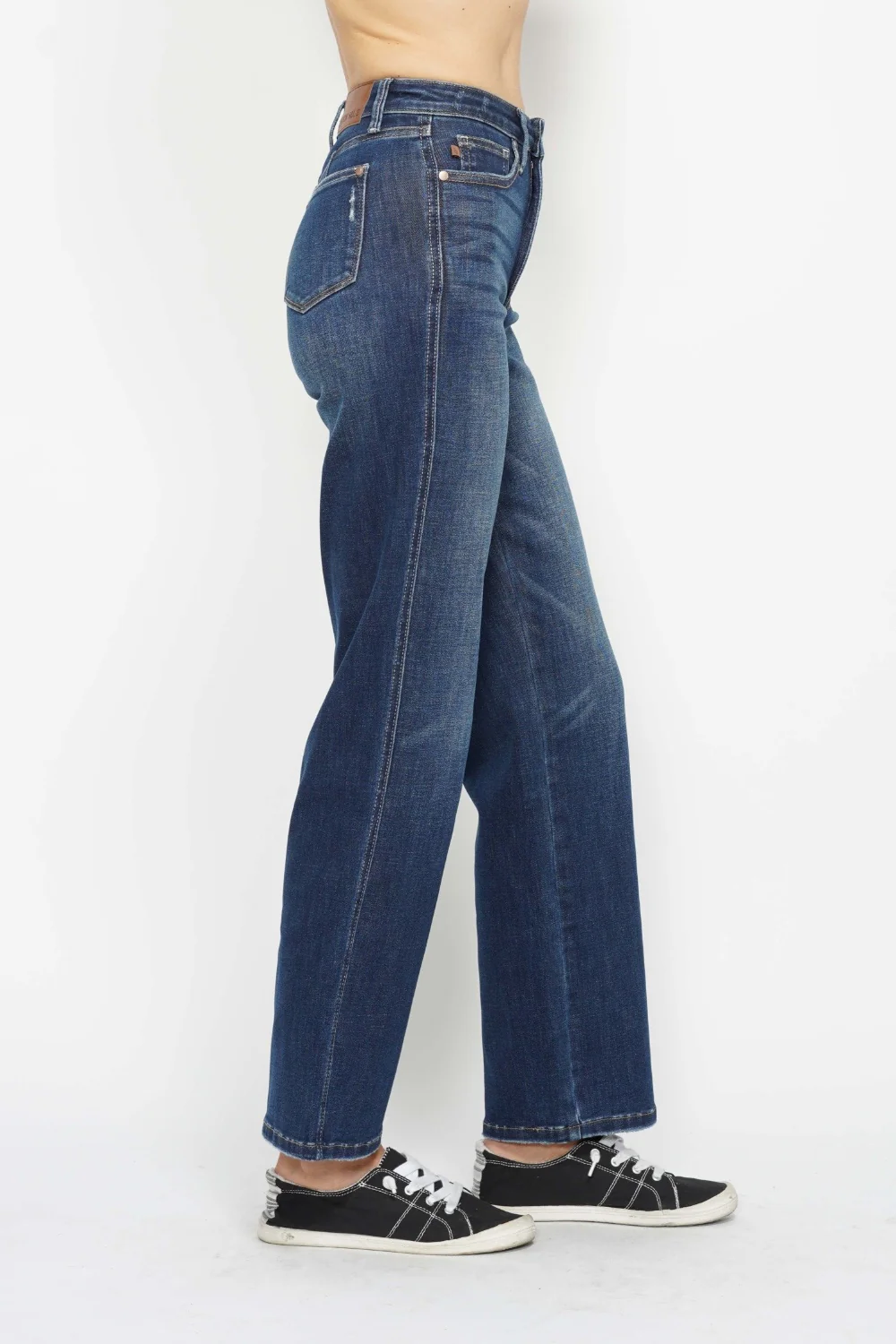 Blue Full Size High Waist Tummy Control Jeans
