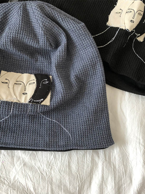 Original Casual Cool Applique Knitting Hat