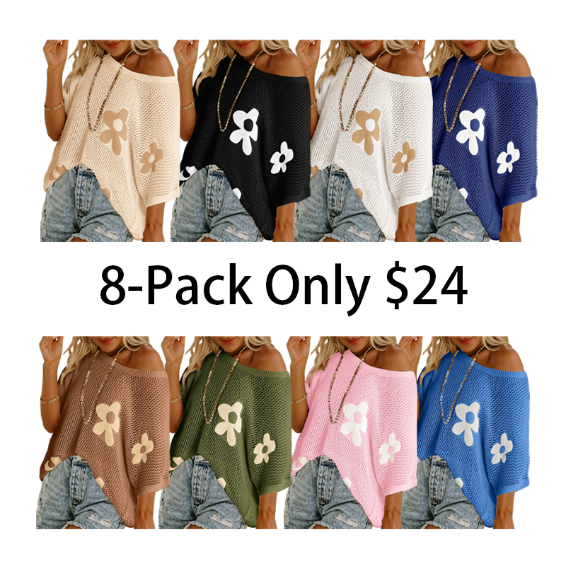 Women's Floral Crochet Summer Top