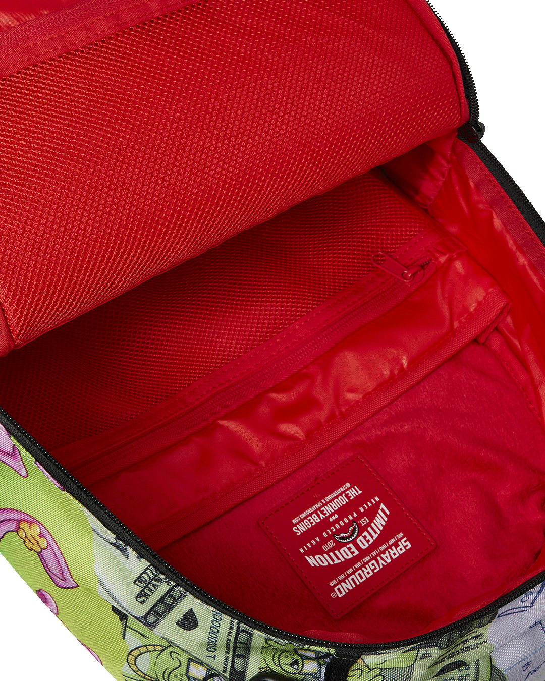 MEAN MONEY COLLAGE BACKPACK