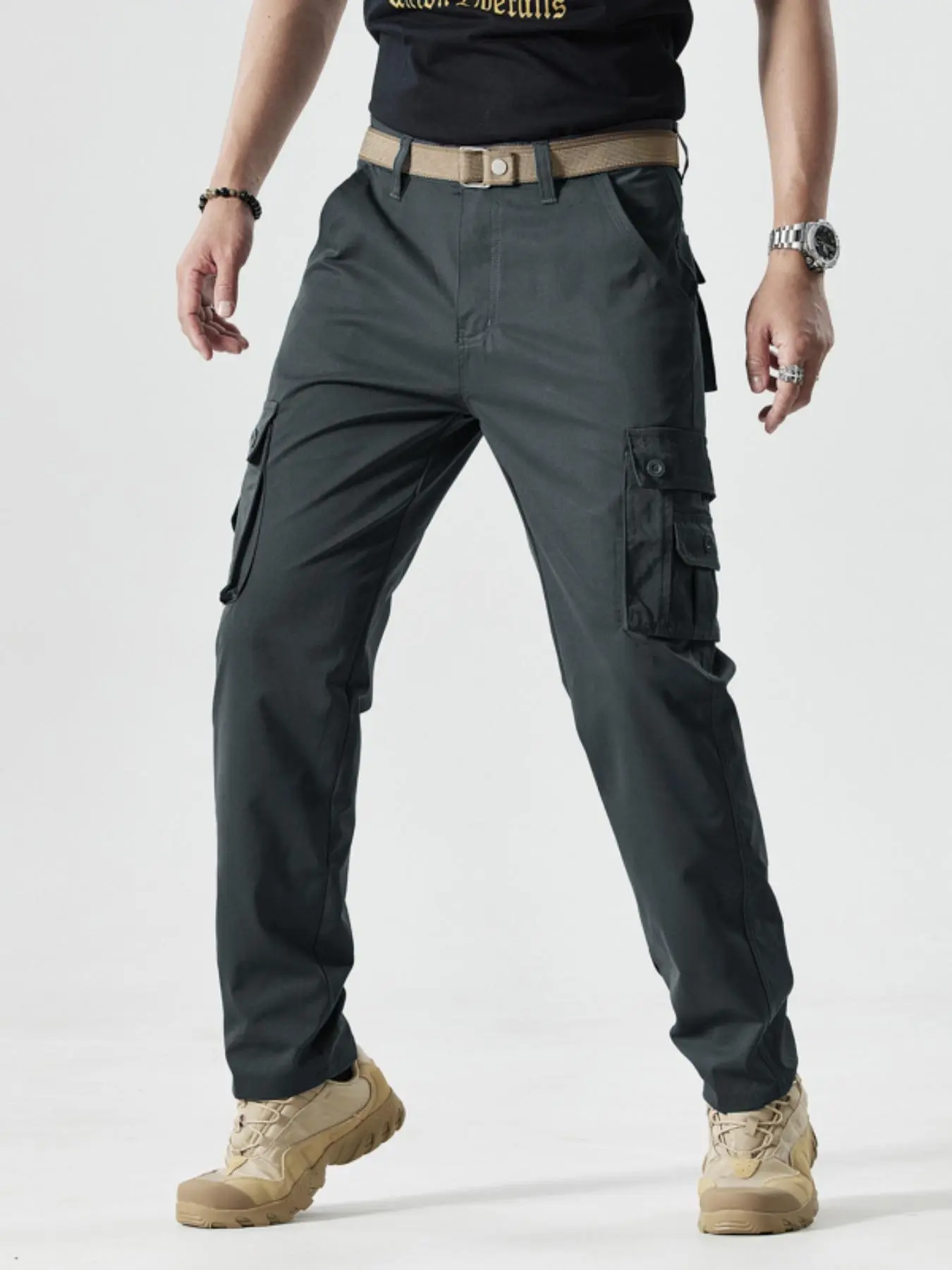 Rugged Multi-Pocket Men's Cargo Pants