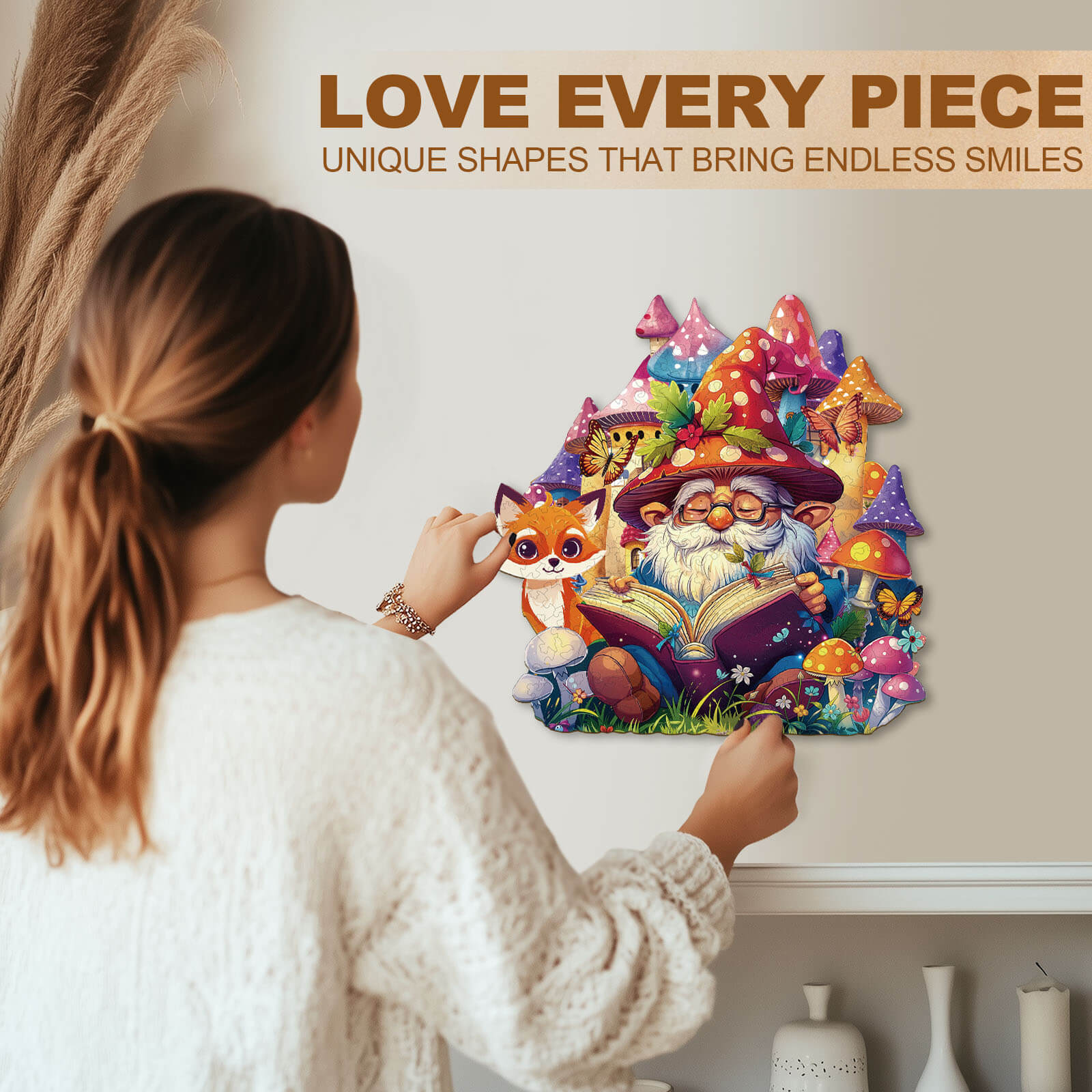 reading time Wooden Jigsaw Puzzle