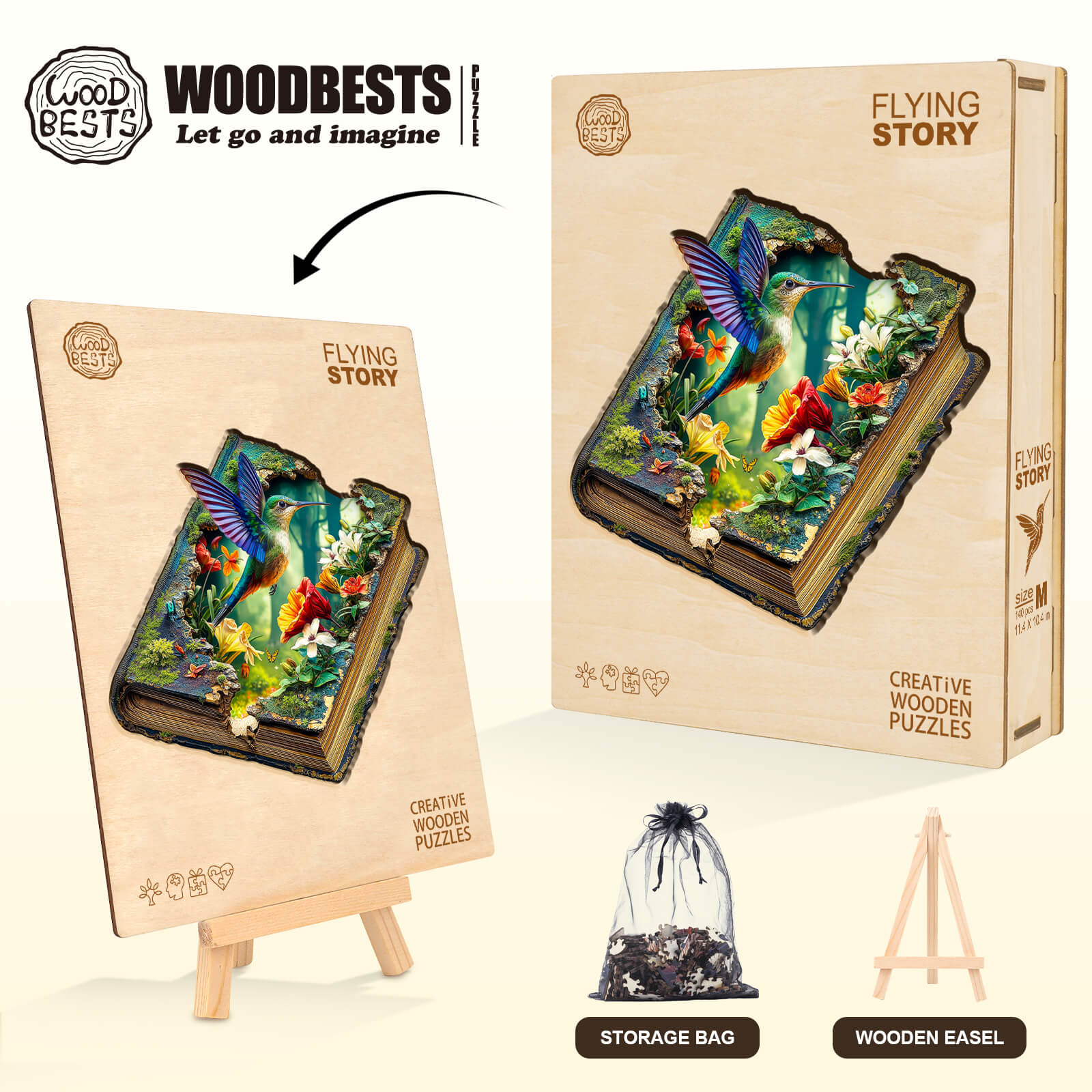 Flying Story Wooden Jigsaw Puzzle