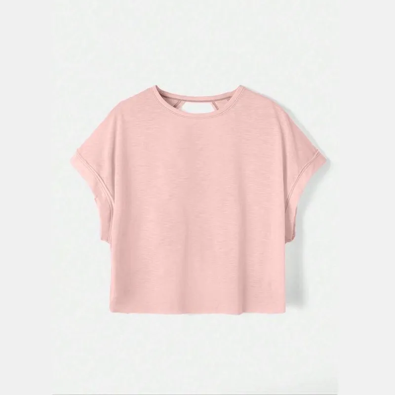 Women's Asymmetrical Cut-Out Batwing Tee