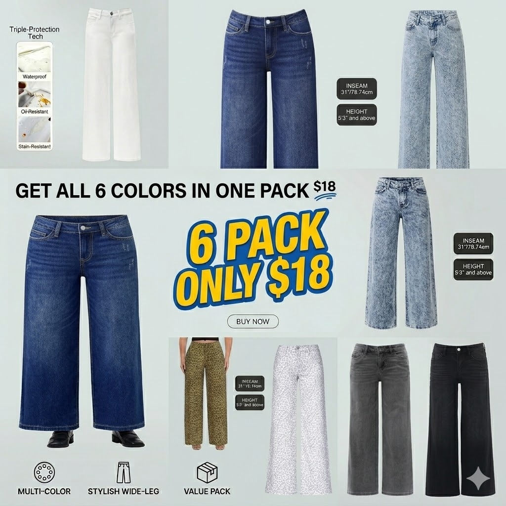 Magic ONESO Mid-low Rise Baggy Jeans