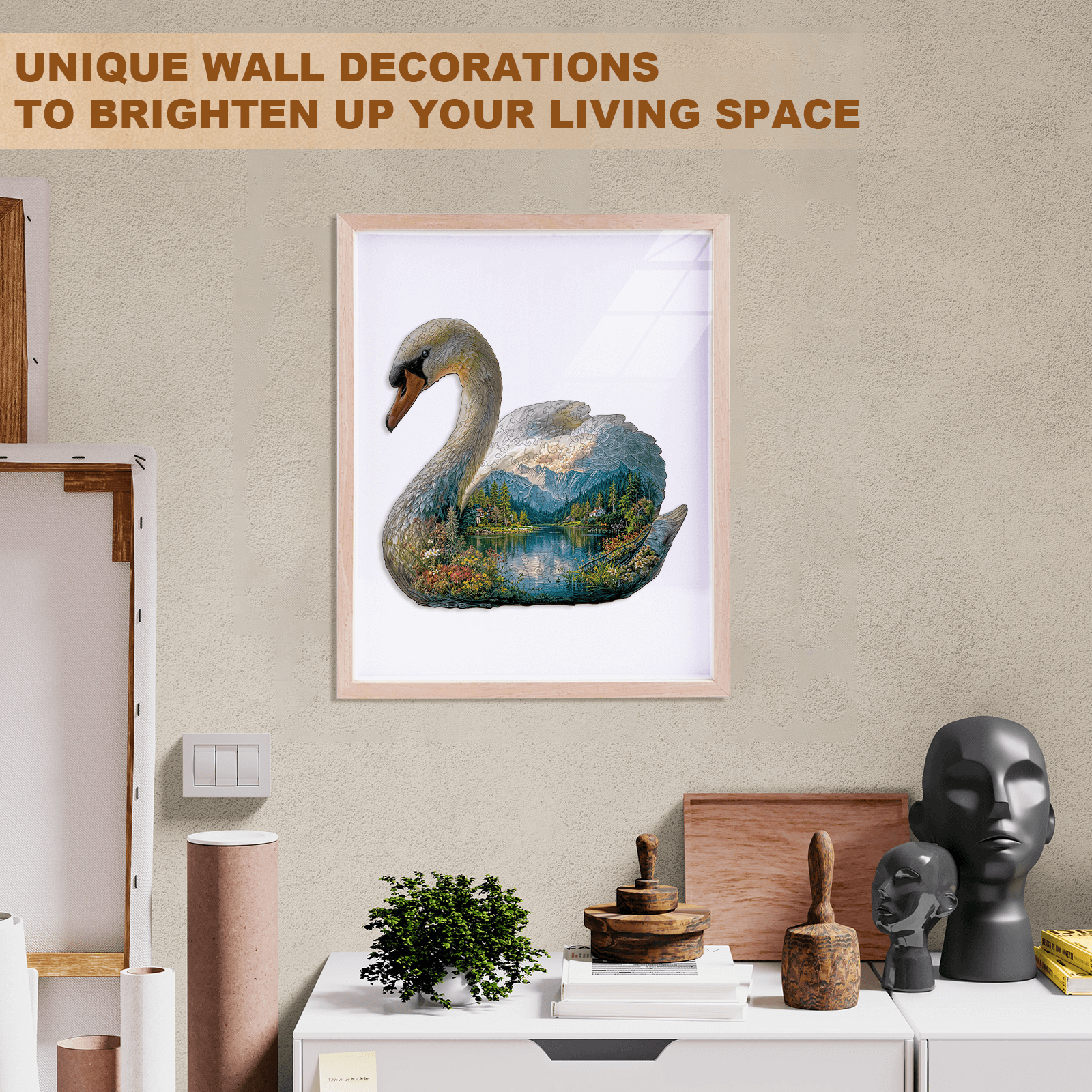 Swan Dream Wooden Jigsaw Puzzle