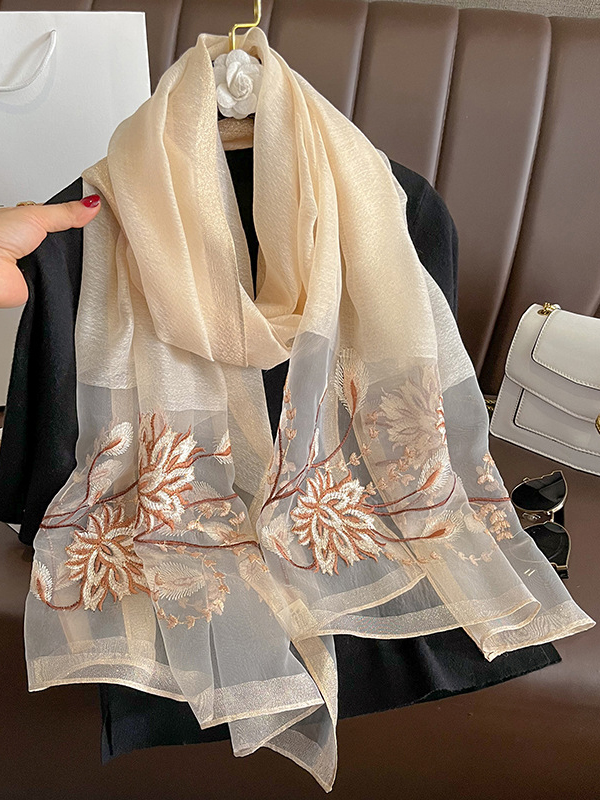 Embroidered Leisure Fashion Shawl&Scarf