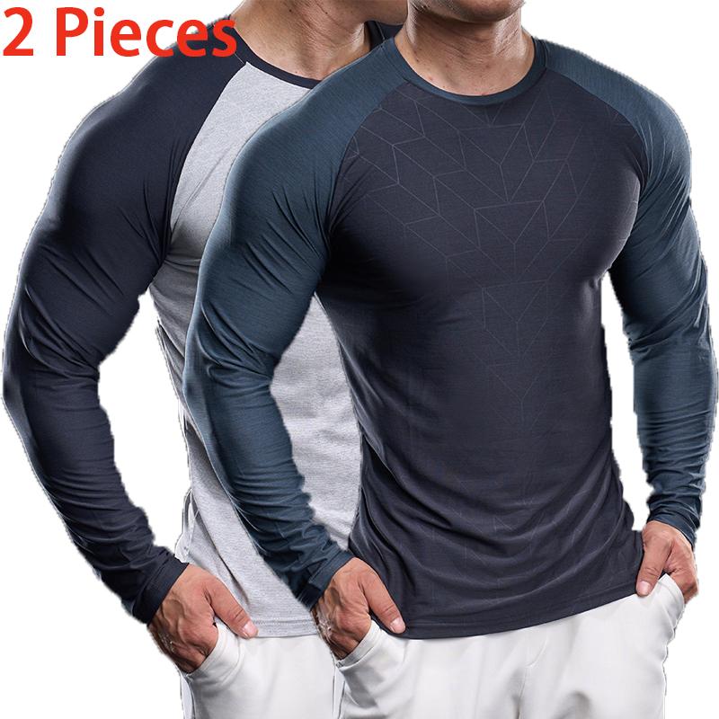 🏃‍♂️ Men’s Quick-Dry Colorblock Performance T-Shirt Set