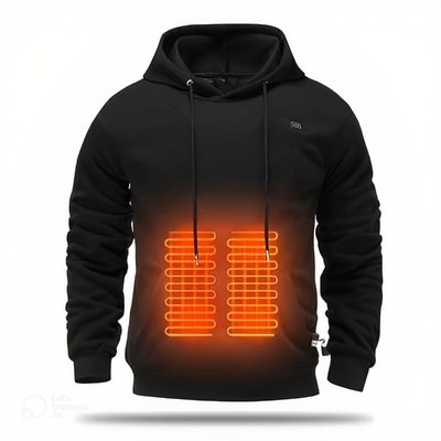 Smart Heated Hoodie! 🧥🔥 5 Heat Zones, Adjustable Temp u0026 Ultra-Comfort! ❄️