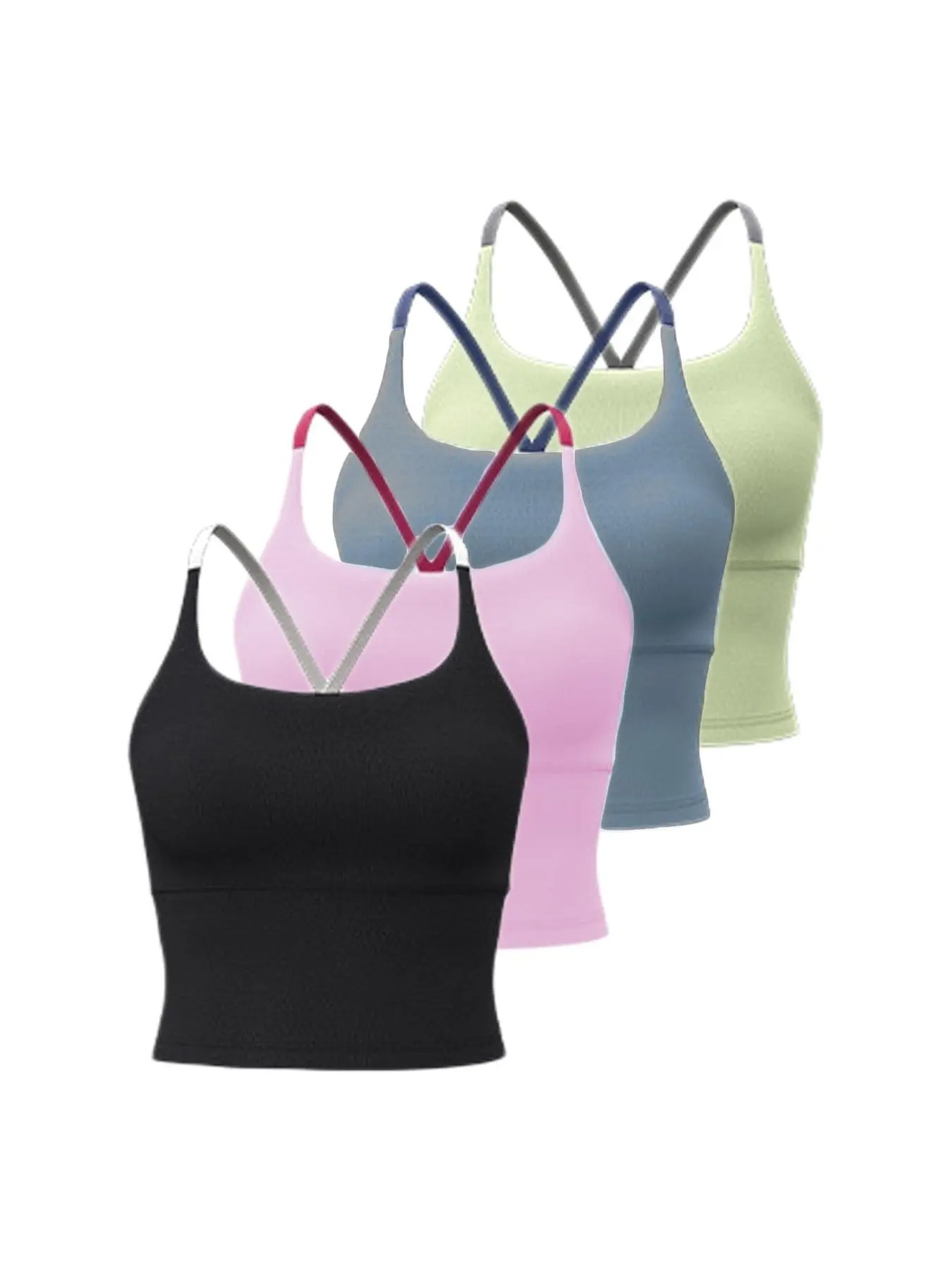 🔥Women’s Criss Cross Sports Bra – Comfortable & Durable Active Crop Top