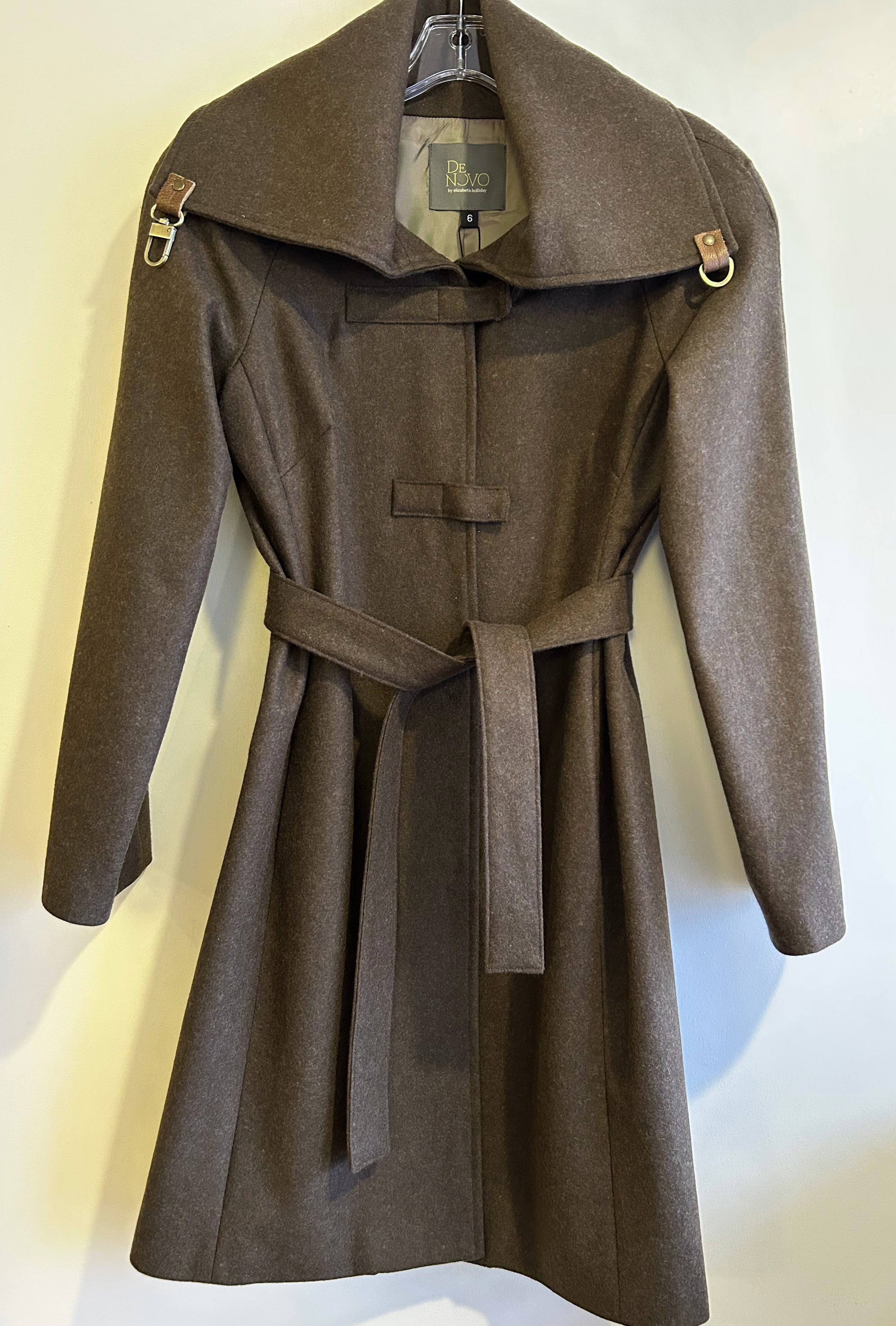 EARTH GREEN CROSSBAR RAGLAN COAT