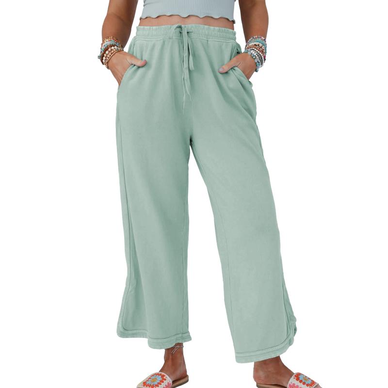Comfy Wide Leg Pants with Pockets – High Waist