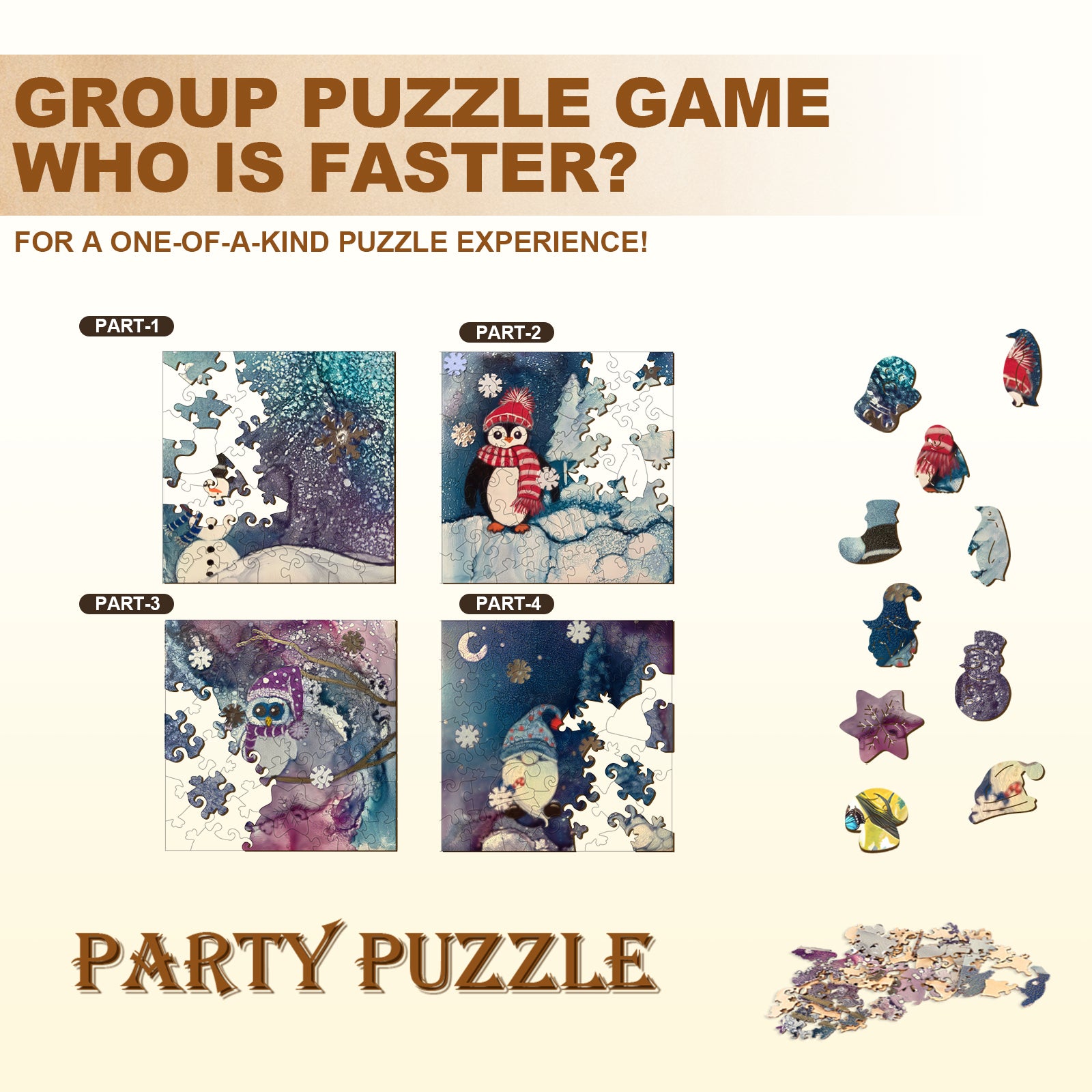 Frosty Friends- By Artist Amy Tieman