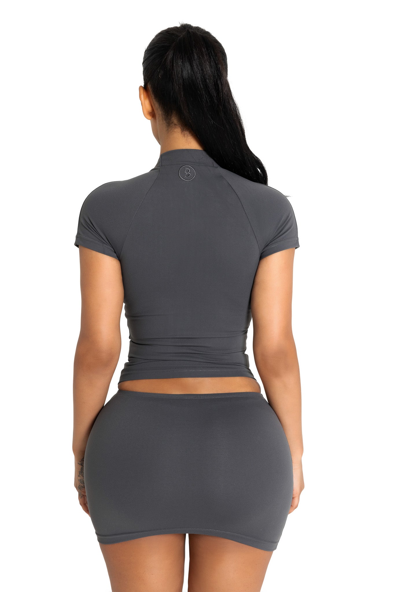 BASICS MINI SKIRT (IRON)