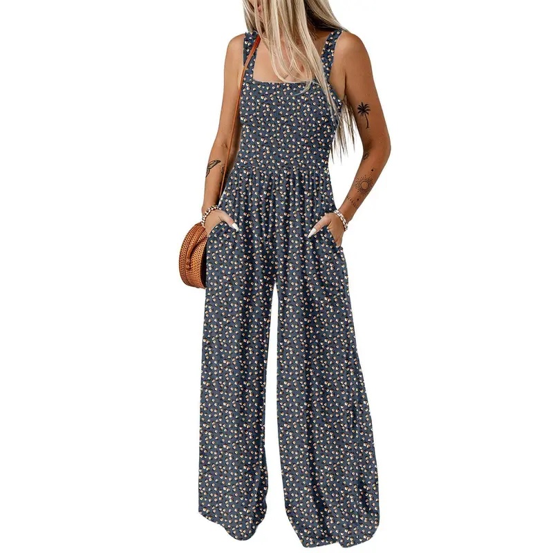 Women's Casual Loose Overalls Jumpsuits