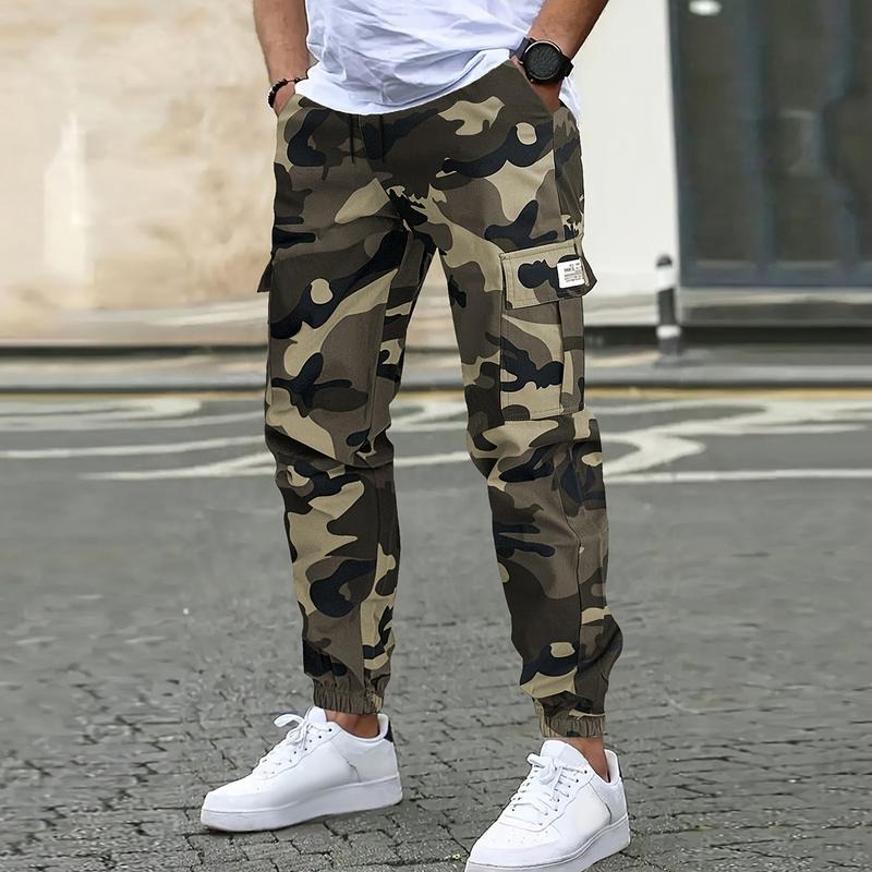 Men's Multi - Pocket Streetwear Cargo Pants - Rugged Durable Construction