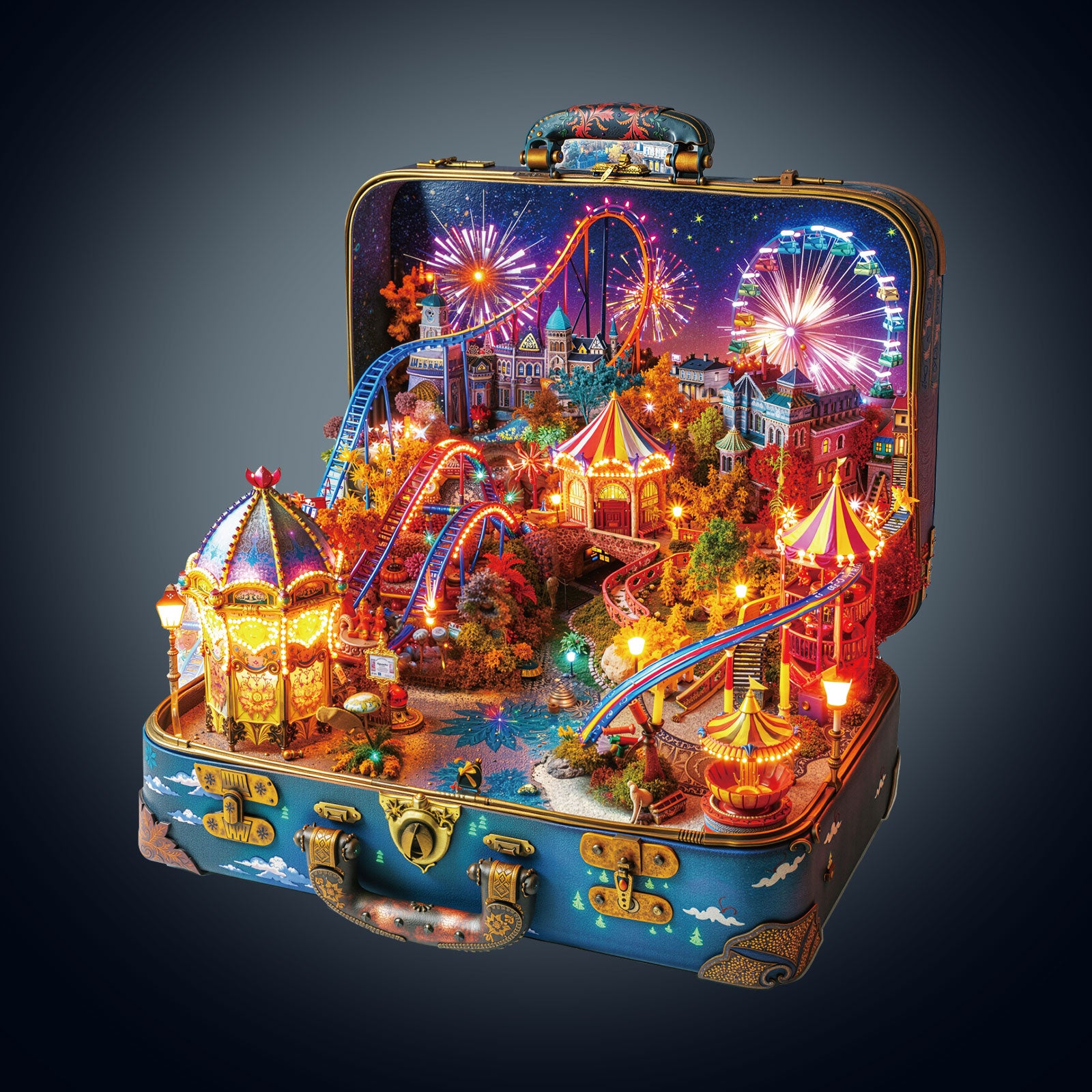 Neon Playground Wooden Jigsaw Puzzle