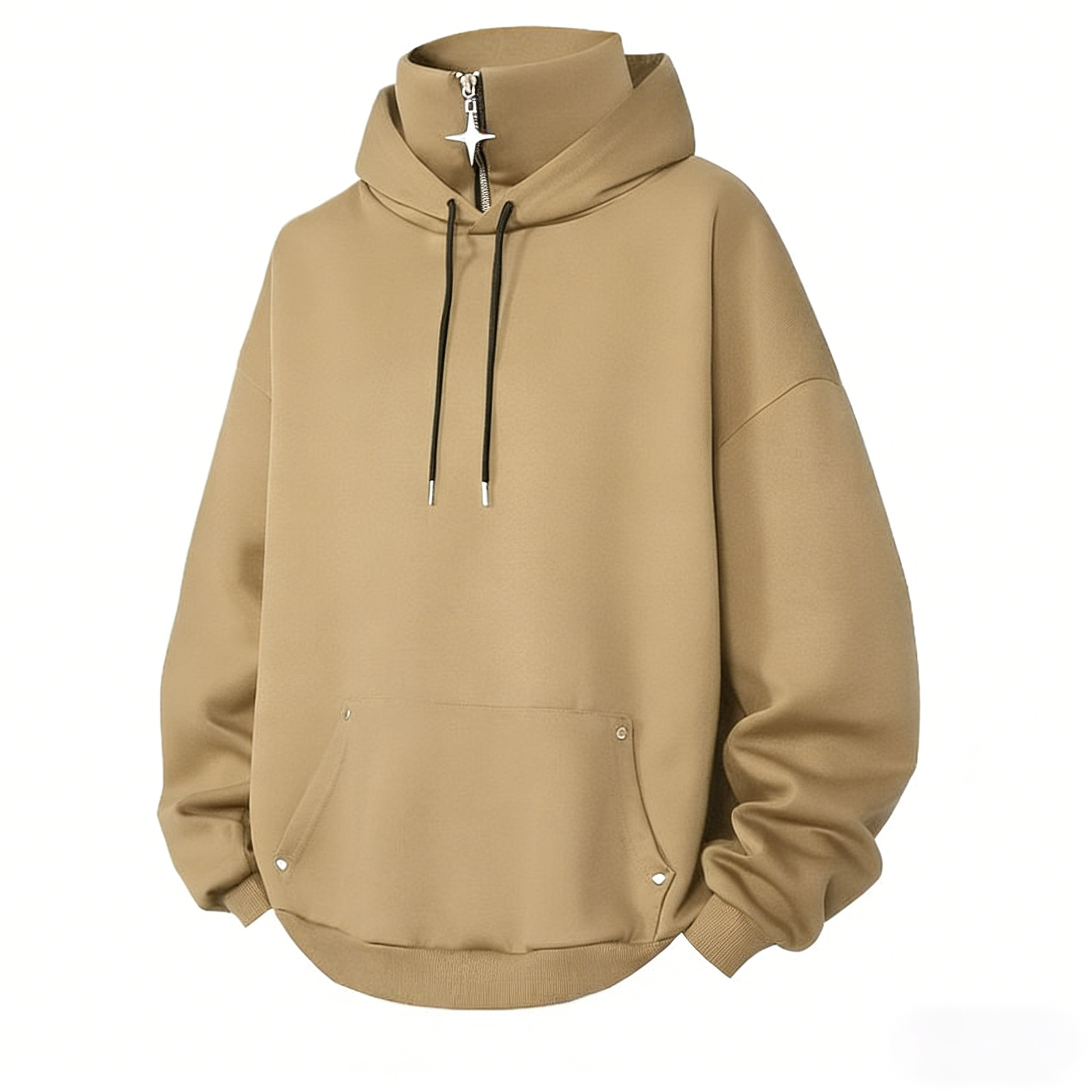 Plus Size Men’s Casual Pullover Jacket