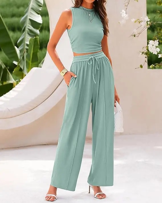 Women's Ribbed Knit Lounge Set