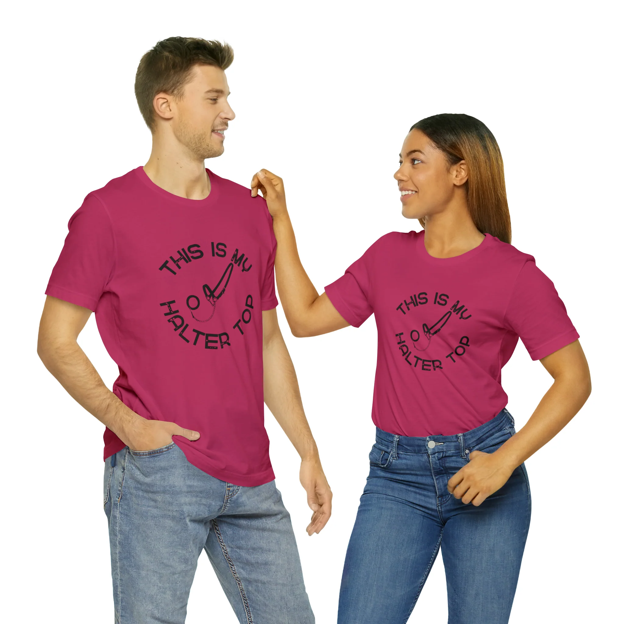 This is My Halter Top Unisex Jersey Short Sleeve Tee