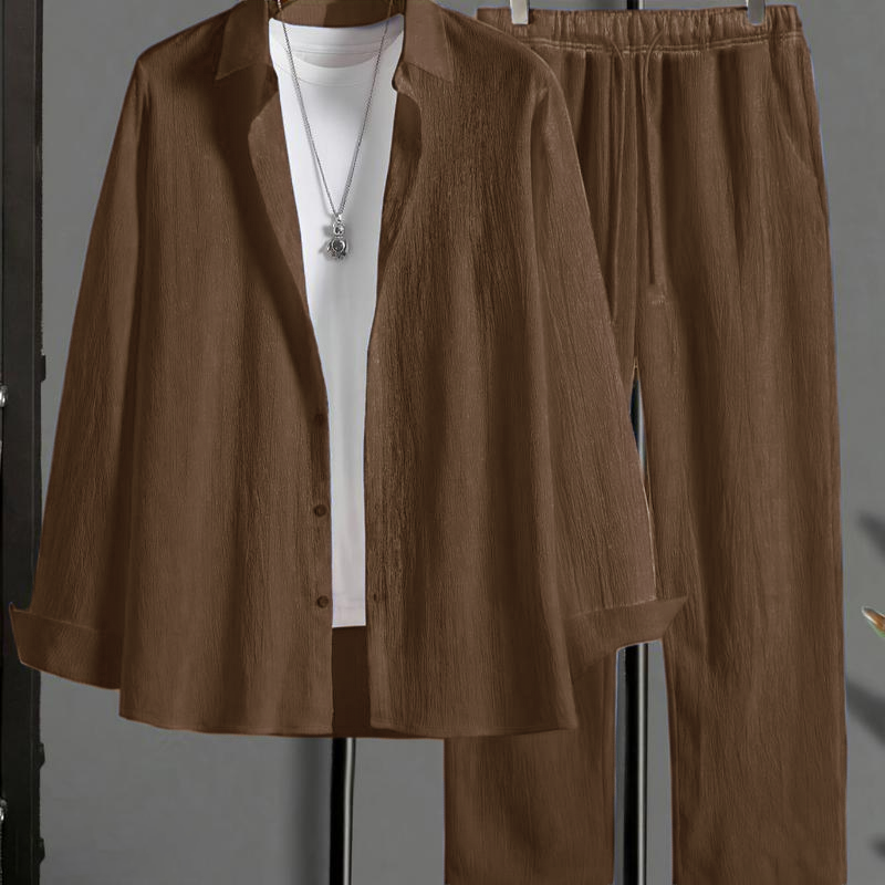 Plus Size Men’s Casual Sport Suit