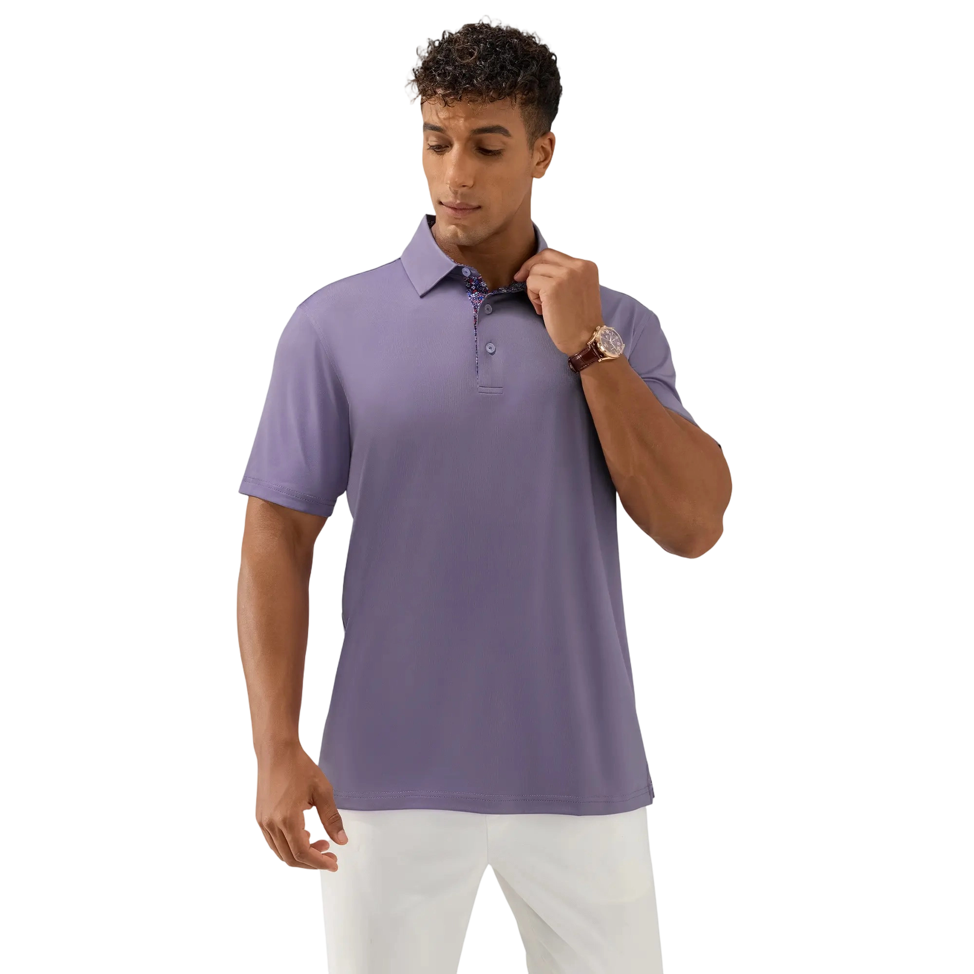 Men’s Classic Soft Breathable Cotton Polo Shirts