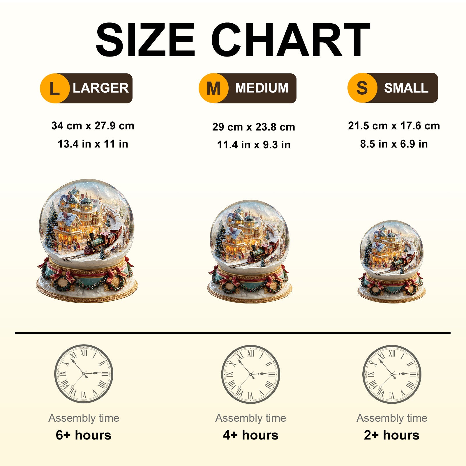 Christmas Crystal Train Wooden Jigsaw Puzzle