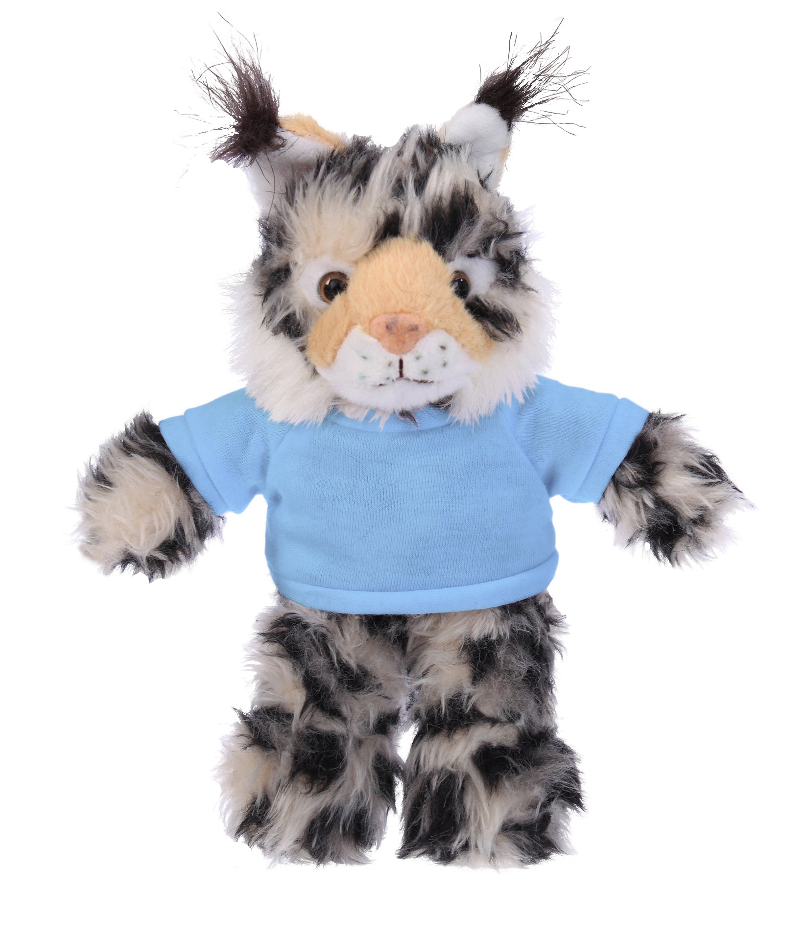 Floppy Wild Cat with Tee 8inch