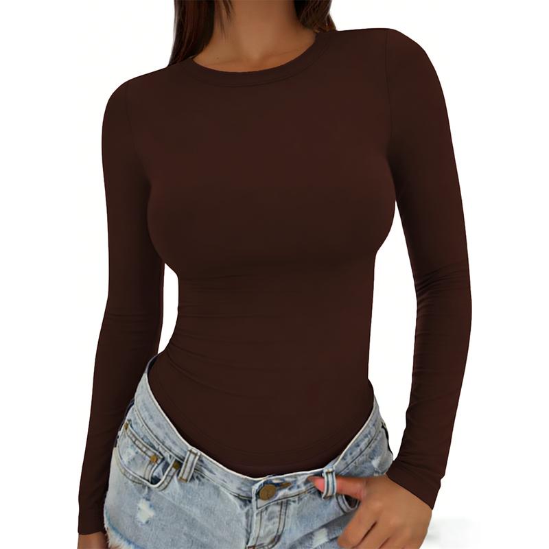 Women’s Slim-Fit Long Sleeve Thermal Base Layer Top