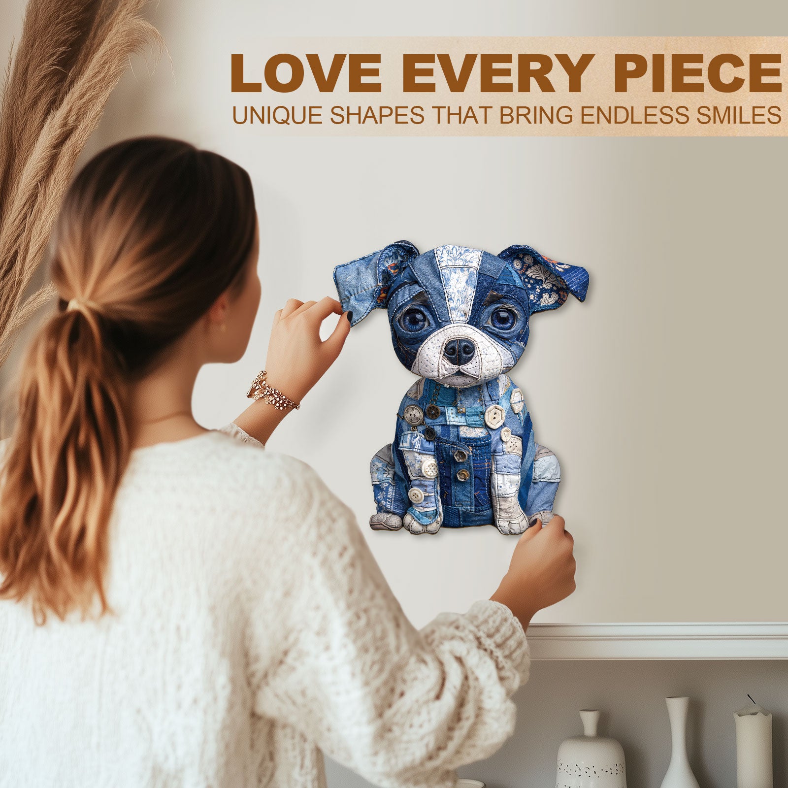 Cowboy Puppy Wooden Jigsaw Puzzle