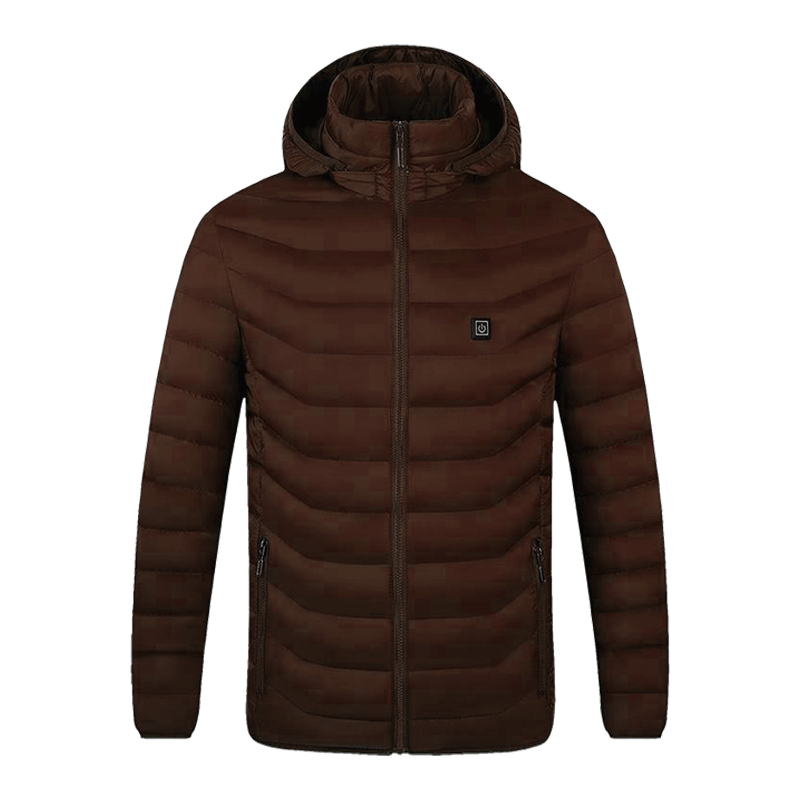 Men’s Heated Waterproof Vest – 9 Heating Zones, Full-Zip Winter Outdoor Vest