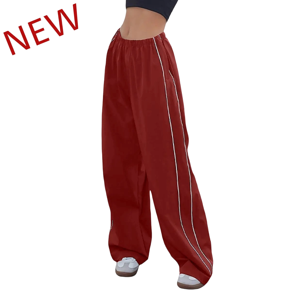 ✨ Women’s Parachute Wide‑Leg Baggy Pants – Casual Comfort