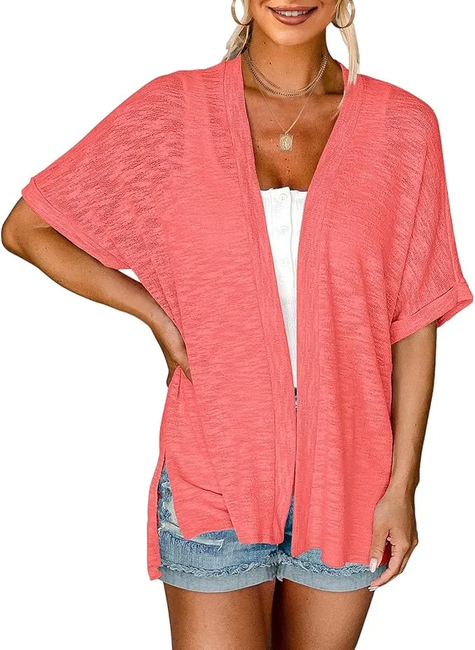 🔥Stylish Flowy Short Sleeve Cardigan