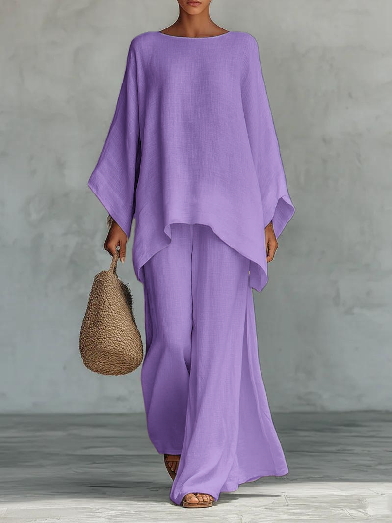 Boho Linen Two Piece Set