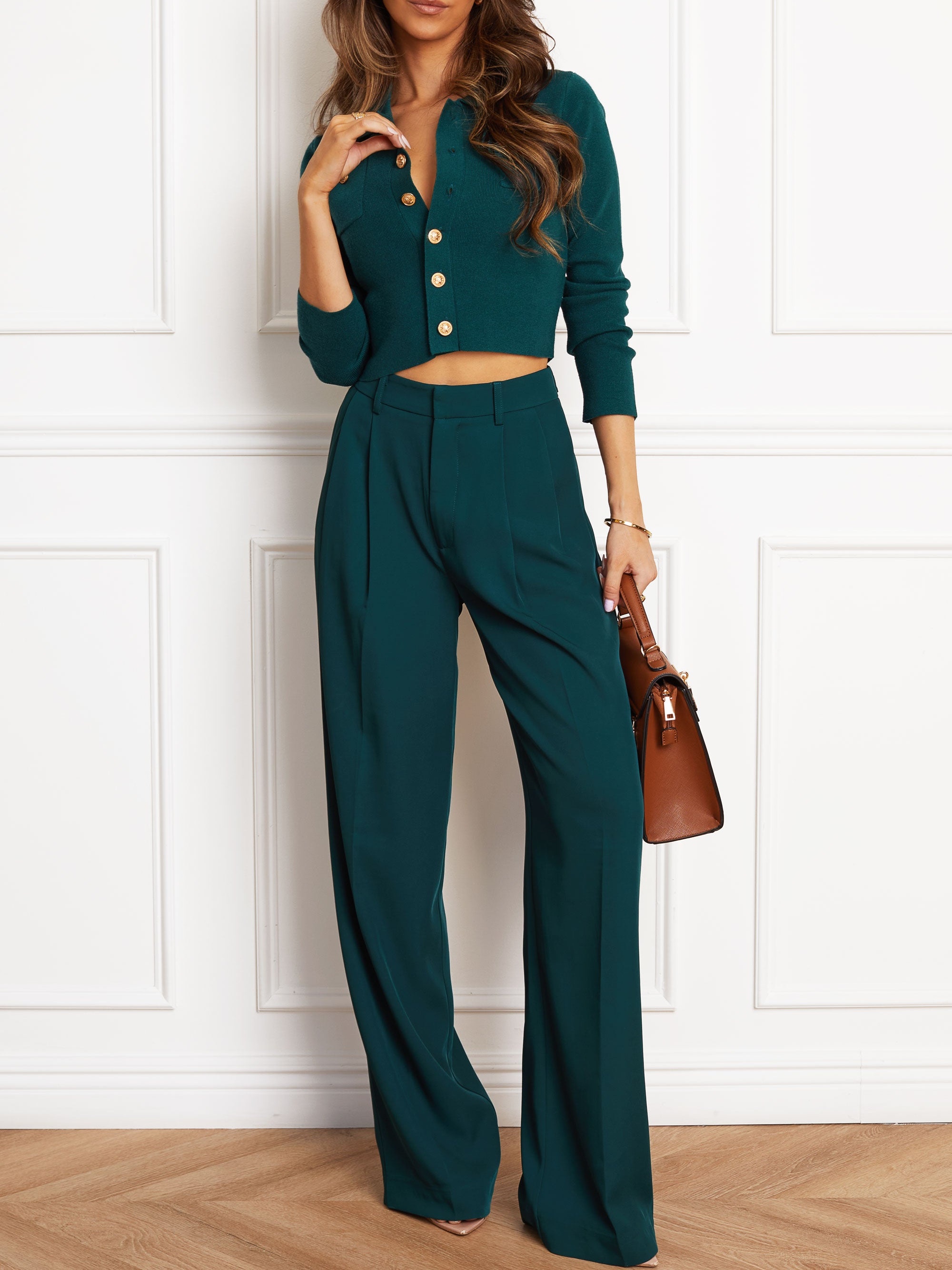 Premium Collared Button Cardigan