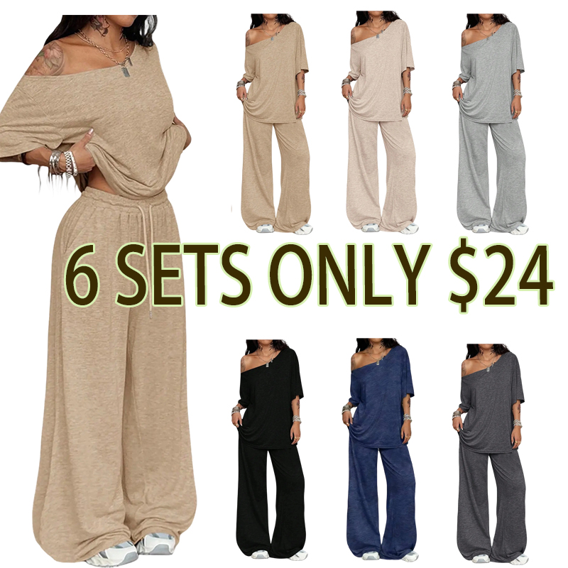 Women's Wide-Leg Lounge Set