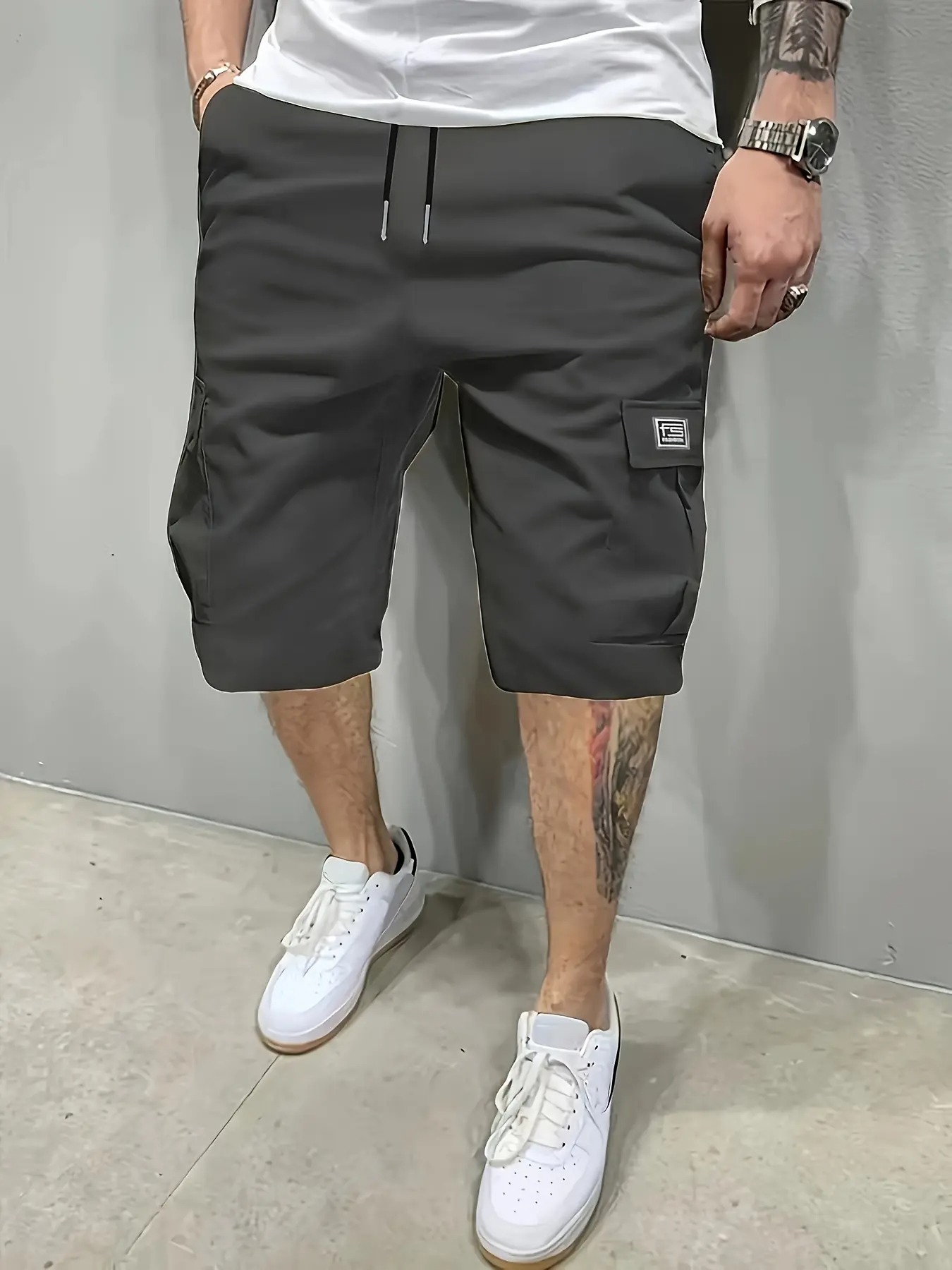 🩳 Men's Casual Summer Shorts – Slanted Pocket Everyday Comfort