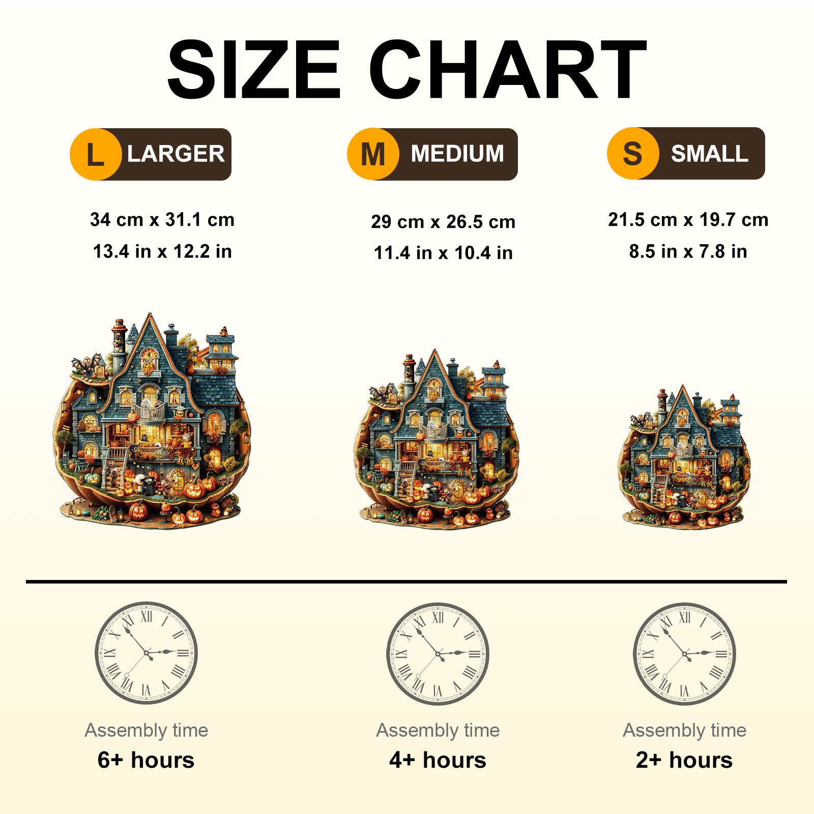 Bear's House - Halloween Wooden Jigsaw Puzzle