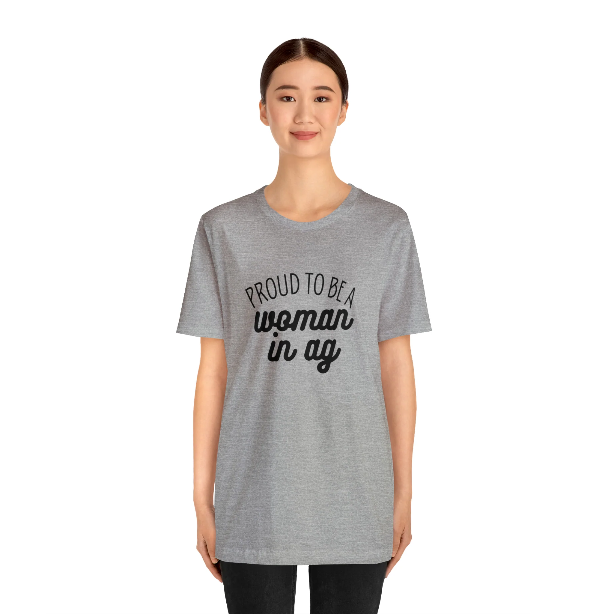 Woman in Ag Unisex Jersey Short Sleeve Tee