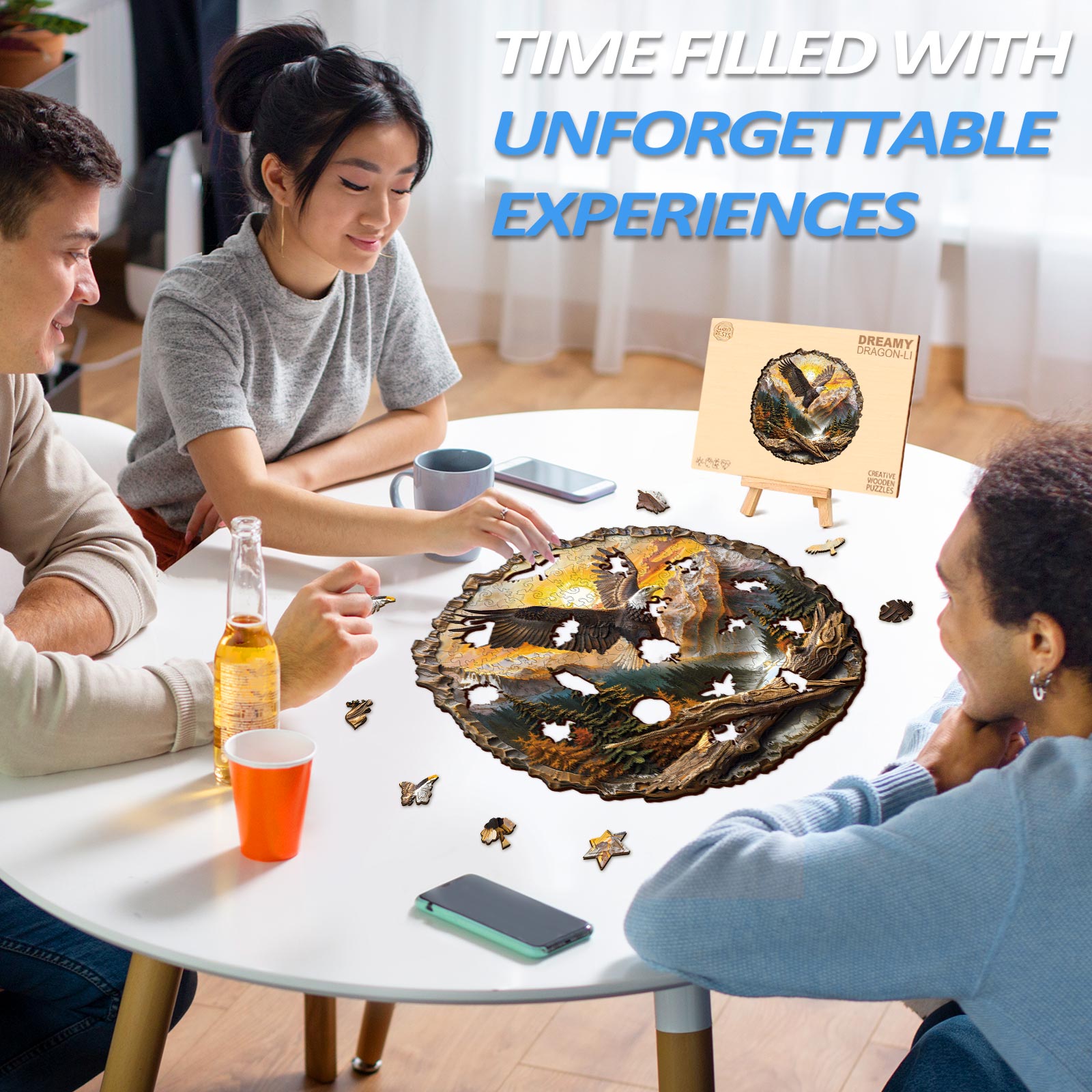 King of the Sky Wooden Jigsaw Puzzle