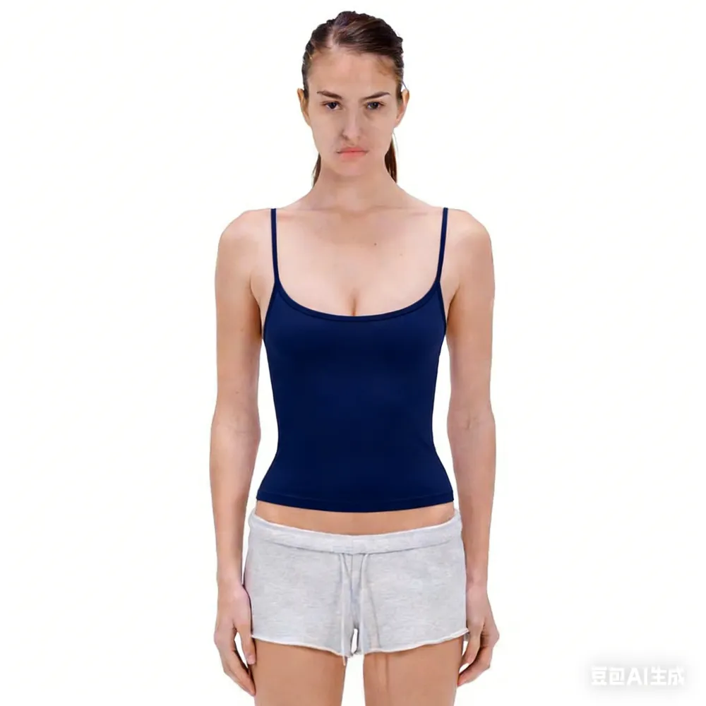 Sculpting Sueded Cropped Tank Top