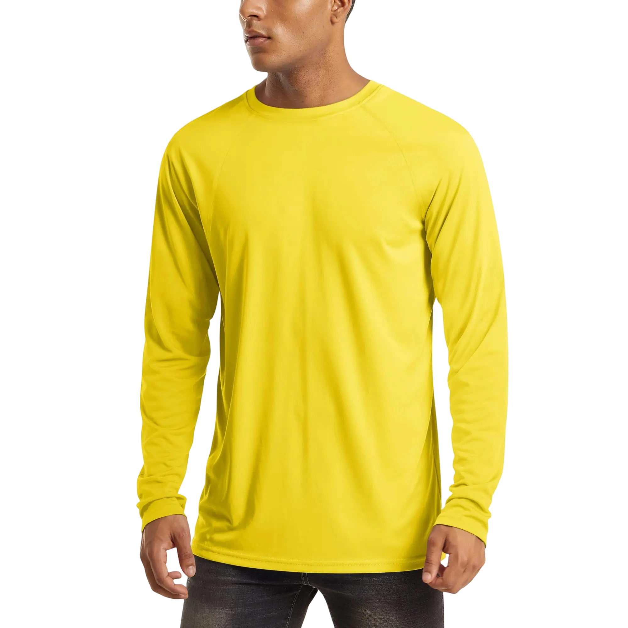Men's UPF 50+ Long Sleeve Quick Dry Rash Guard Shirt