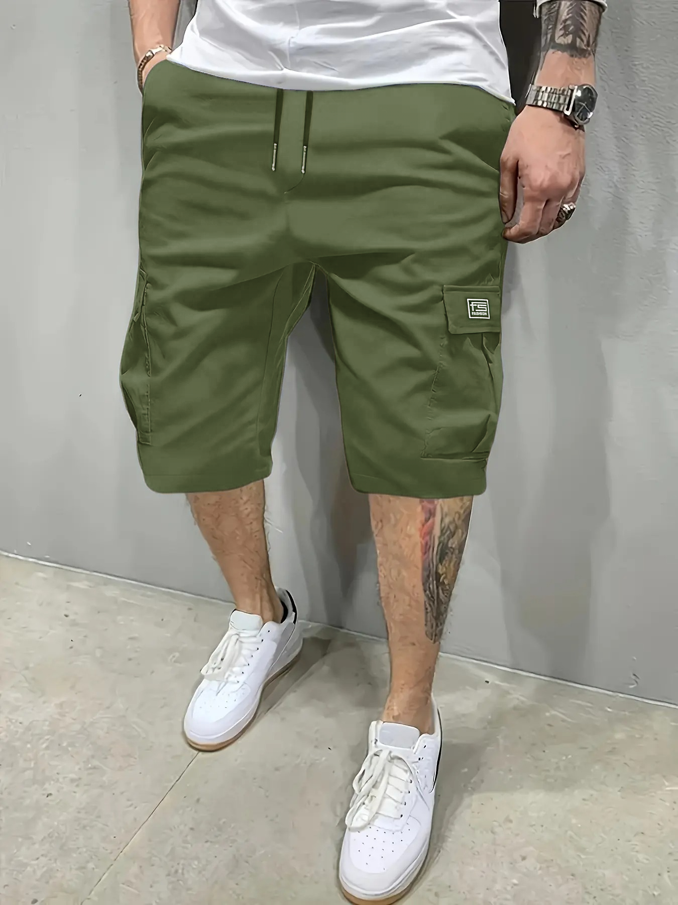 🩳 Men's Casual Summer Shorts – Slanted Pocket Everyday Comfort