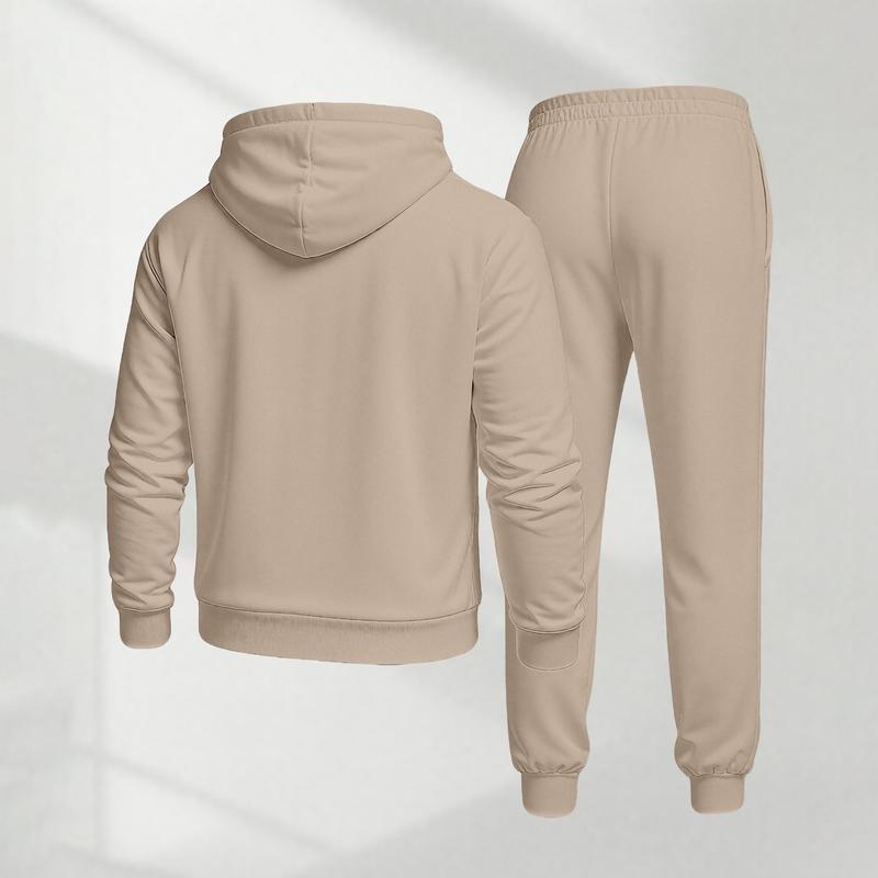 Goat Print Hoodie & Sweatpants Set - Unisex Athletic Lounge Set for Fall & Winter