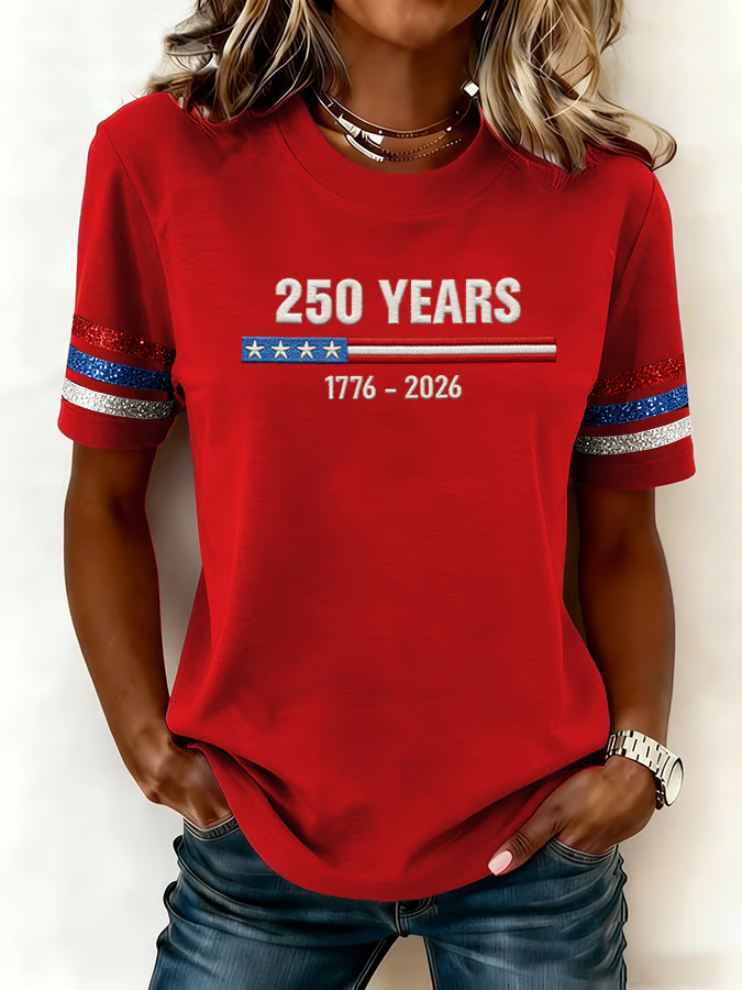 250 Years Semiquincentennial Patriotic Graphic Tee